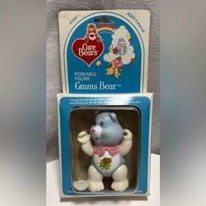 Care Bears Poseable Grams Bear Figure - Blue and Pink